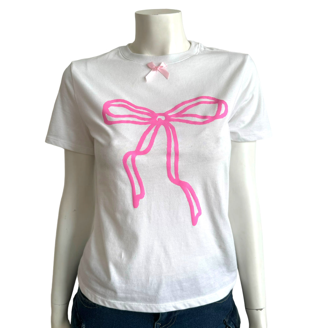 Pink Coquette Baby Tee
