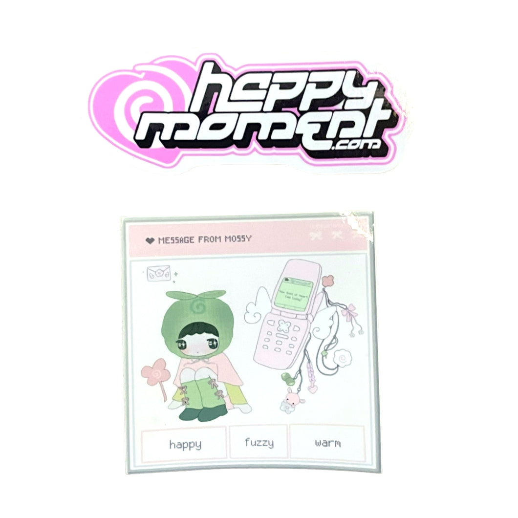 Happy Moment & Mossy Sticker Pack