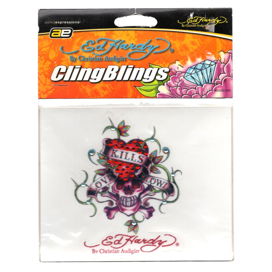 Ed Hardy ClingBling Car Sticker