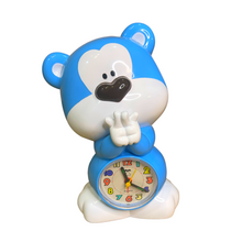 Load image into Gallery viewer, Blue Bear Character Clock
